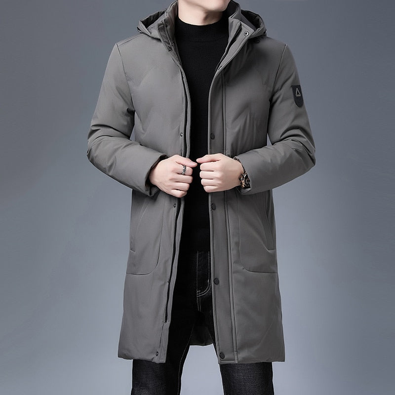 Parkas Jacket Men Longline Windbreaker Coats Clothing - MERGE.DAY.1.FREESTYLE