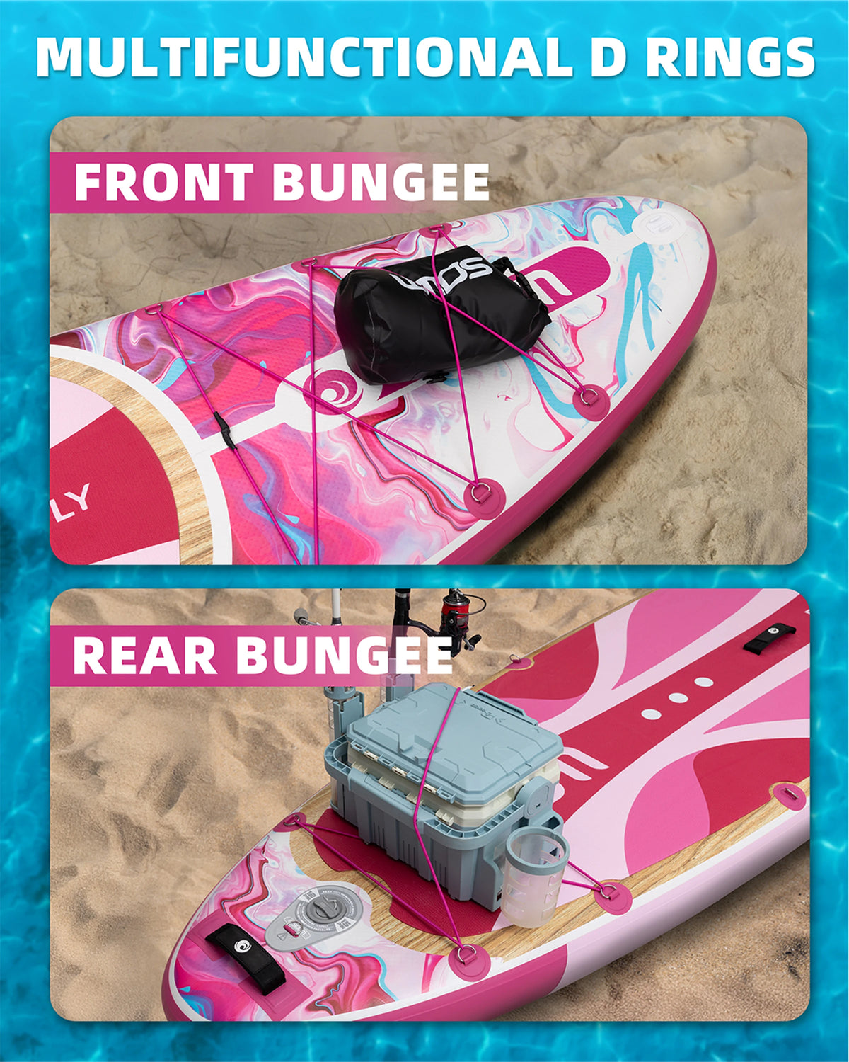 Fast Shipping Product New Style sup Paddle Board Drop Stitch Inflatable Stand up Paddle Board with Heat Sealing Technology - MERGE.DAY.1.FREESTYLE