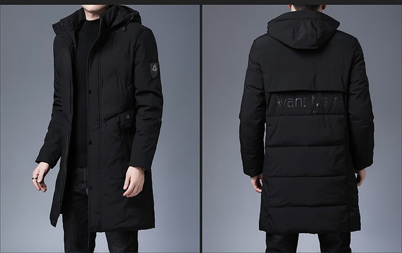 Parkas Jacket Men Longline Windbreaker Coats Clothing - MERGE.DAY.1.FREESTYLE