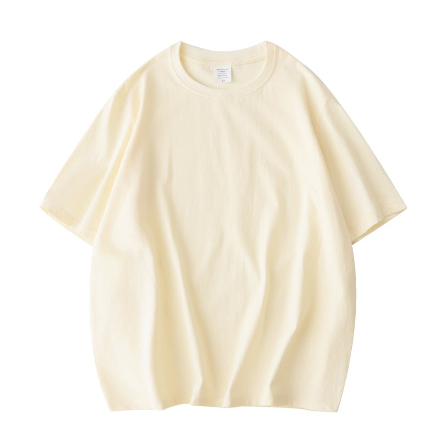 Women New Solid T shirts Female 100% Cotton Tees Lady Short Sleeve T-shirt Tops - MERGE.DAY.1.FREESTYLE