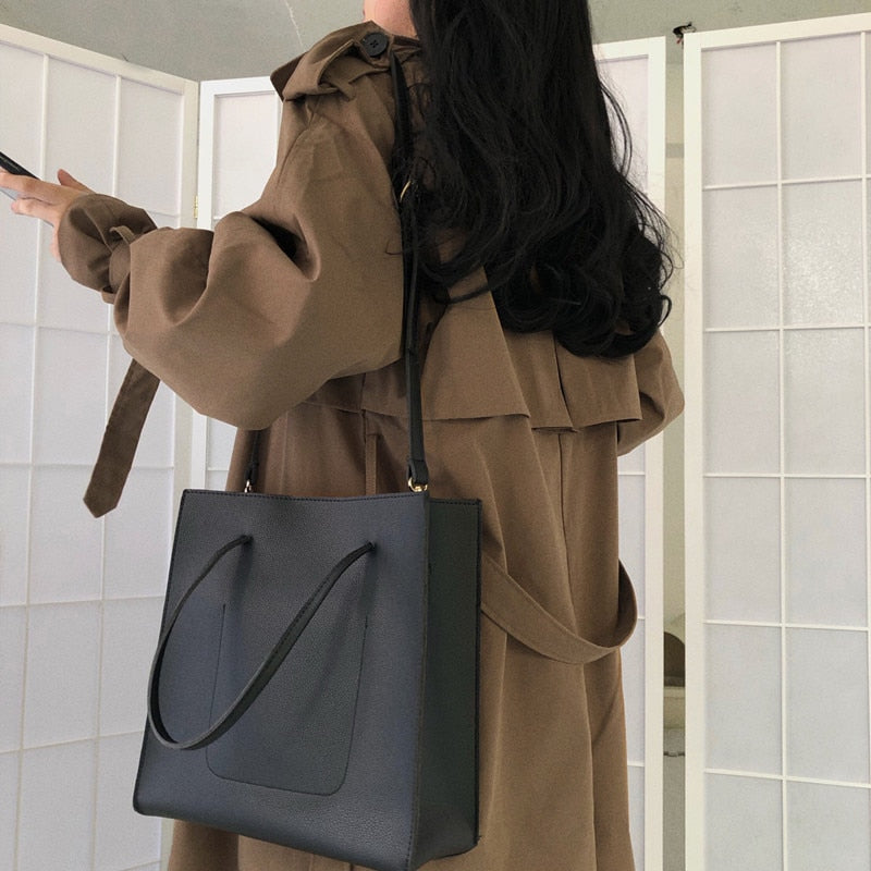 Loose Overcoat Autumn Winter Fashion Double-breasted Windbreaker Femme - MERGE.DAY.1.FREESTYLE