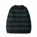 Autumn Winter Knitted Striped Sweater Casual Oversized Pullovers Sweaters - MERGE.DAY.1.FREESTYLE