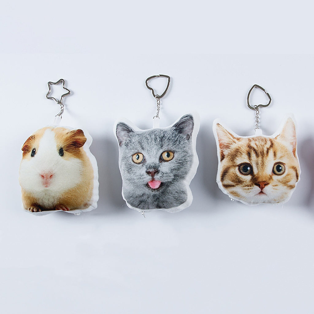 Customized Plush Doll Pendant Cute Pets Picture Keychains Custom Gifts - MERGE.DAY.1.FREESTYLE
