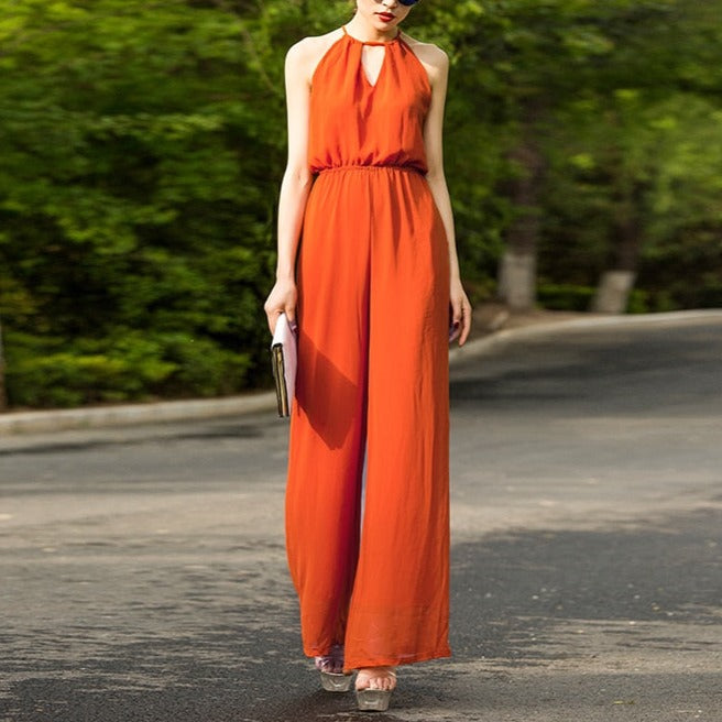 2022 Beach Style Jumpsuit for Women Summer Chiffon Bohemian Full Length Party Rompers - MERGE.DAY.1.FREESTYLE