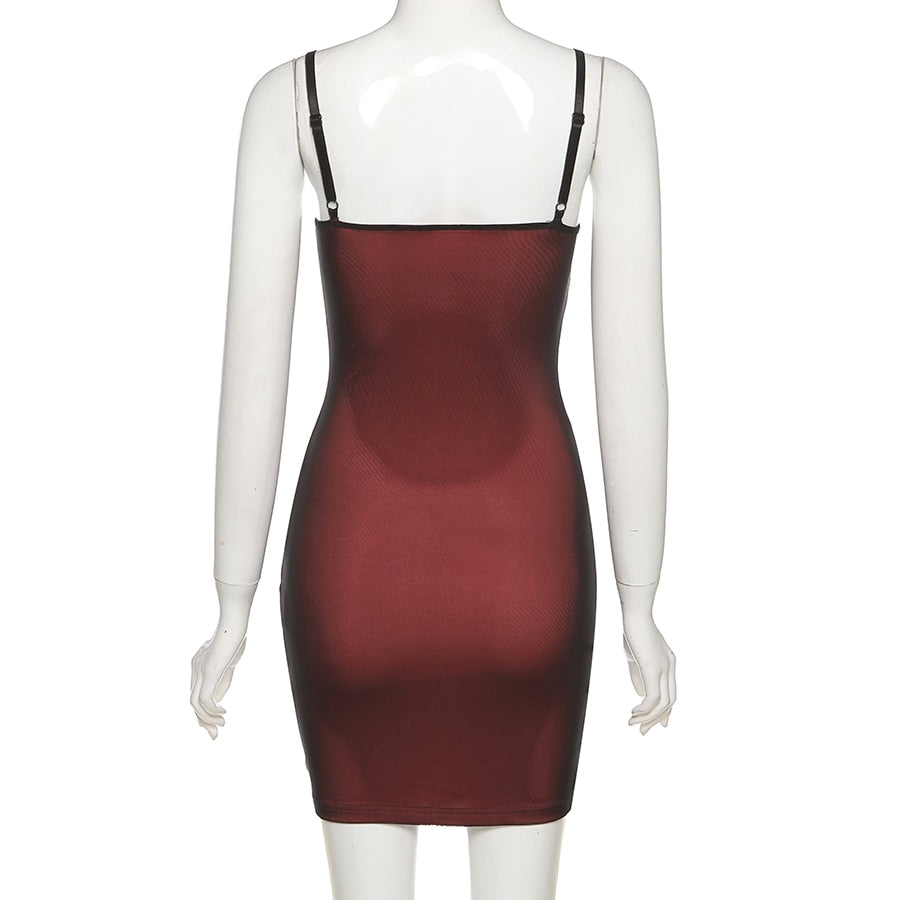 Mesh Double Layer Sexy Skinny Dress Women Sleeveless Party Bodycon 2022 Bandage Elastic Split Slim Outfit - MERGE.DAY.1.FREESTYLE