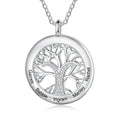 Tree Of Life Personalized Necklaces Family Jewelry Sliver Color Necklace&Pendant - MERGE.DAY.1.FREESTYLE