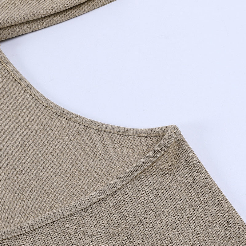 Knitted Maxi Dresses for Women Summer 2021 Elegant Sexy Cut Out Backless Bodycon - MERGE.DAY.1.FREESTYLE