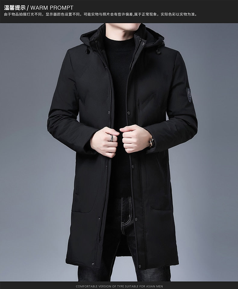 Parkas Jacket Men Longline Windbreaker Coats Clothing - MERGE.DAY.1.FREESTYLE