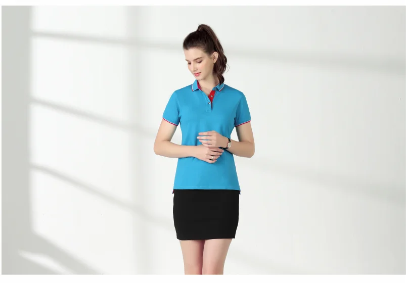 Golf Women's Polo Shirt Lapel Slim Fit Short Sleeve - MERGE.DAY.1.FREESTYLE
