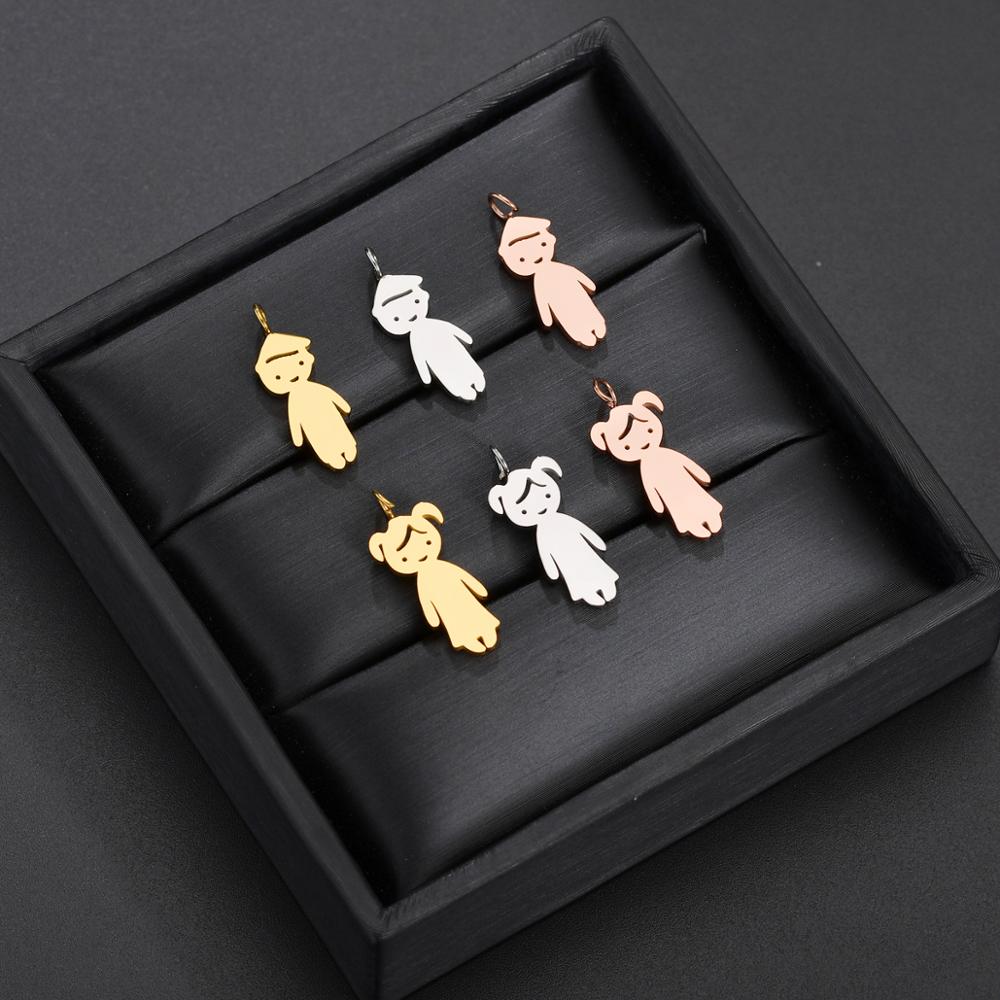 Personalized Boy Girl Kids Pendant Necklace Women Child Engraved Name Date Family Jewelry - MERGE.DAY.1.FREESTYLE