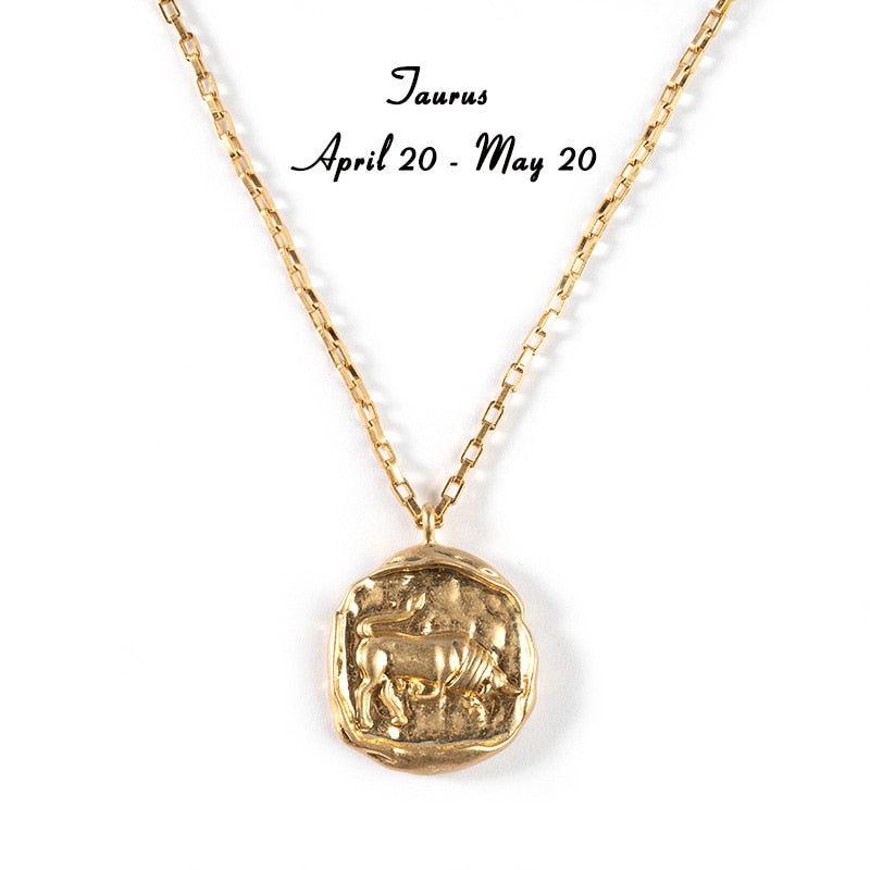 twelve zodiac signs necklace - MERGE.DAY.1.FREESTYLE