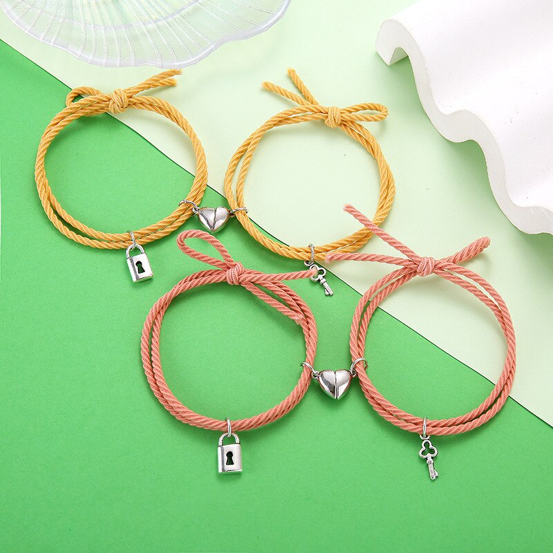 Magnet Paired Couple Bracelet For Lovers Distance Bracelet For Women Men - MERGE.DAY.1.FREESTYLE