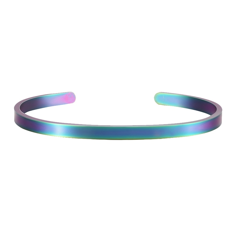 Custom Necklace Bar Engraved Name Text Bangle Cuff Jewelry - MERGE.DAY.1.FREESTYLE