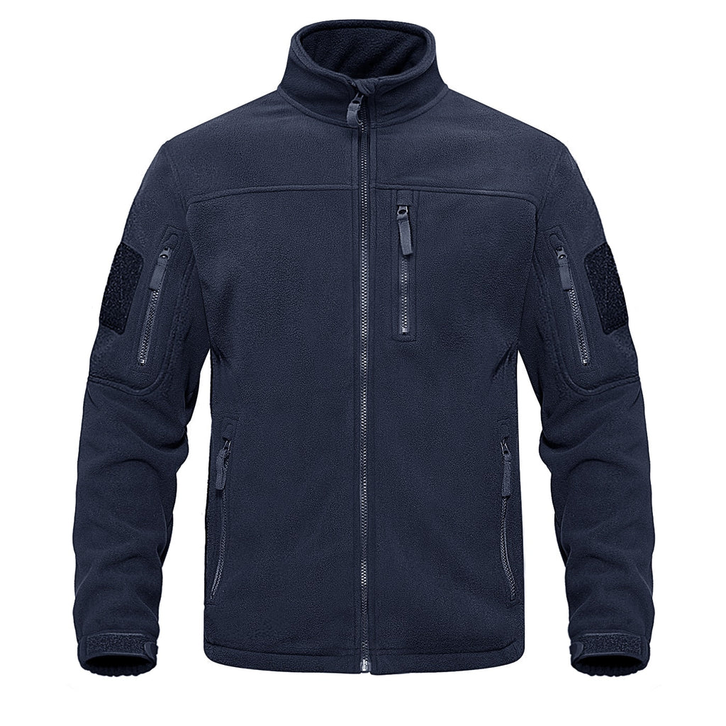 Full Zip Up Tactical Army Fleece Jacket Military Thermal Warm Outwear Windbreaker - MERGE.DAY.1.FREESTYLE