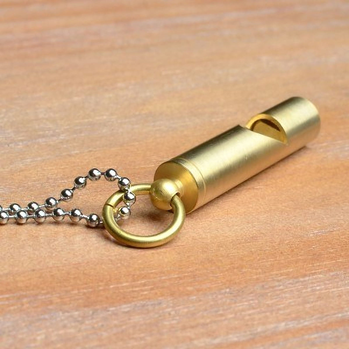 Engraved Text Brass Whistle Necklaces Custom Phone Number Children Anti-lost Necklace - MERGE.DAY.1.FREESTYLE