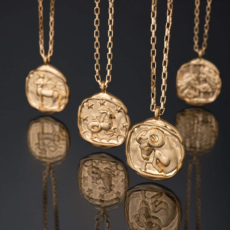 twelve zodiac signs necklace - MERGE.DAY.1.FREESTYLE