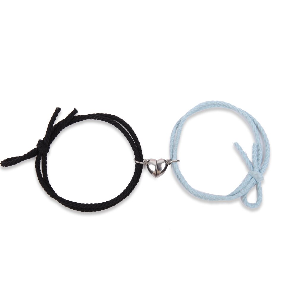 2Pcs Couple Matching Bracelet Magnetic Distance Bracelet - MERGE.DAY.1.FREESTYLE