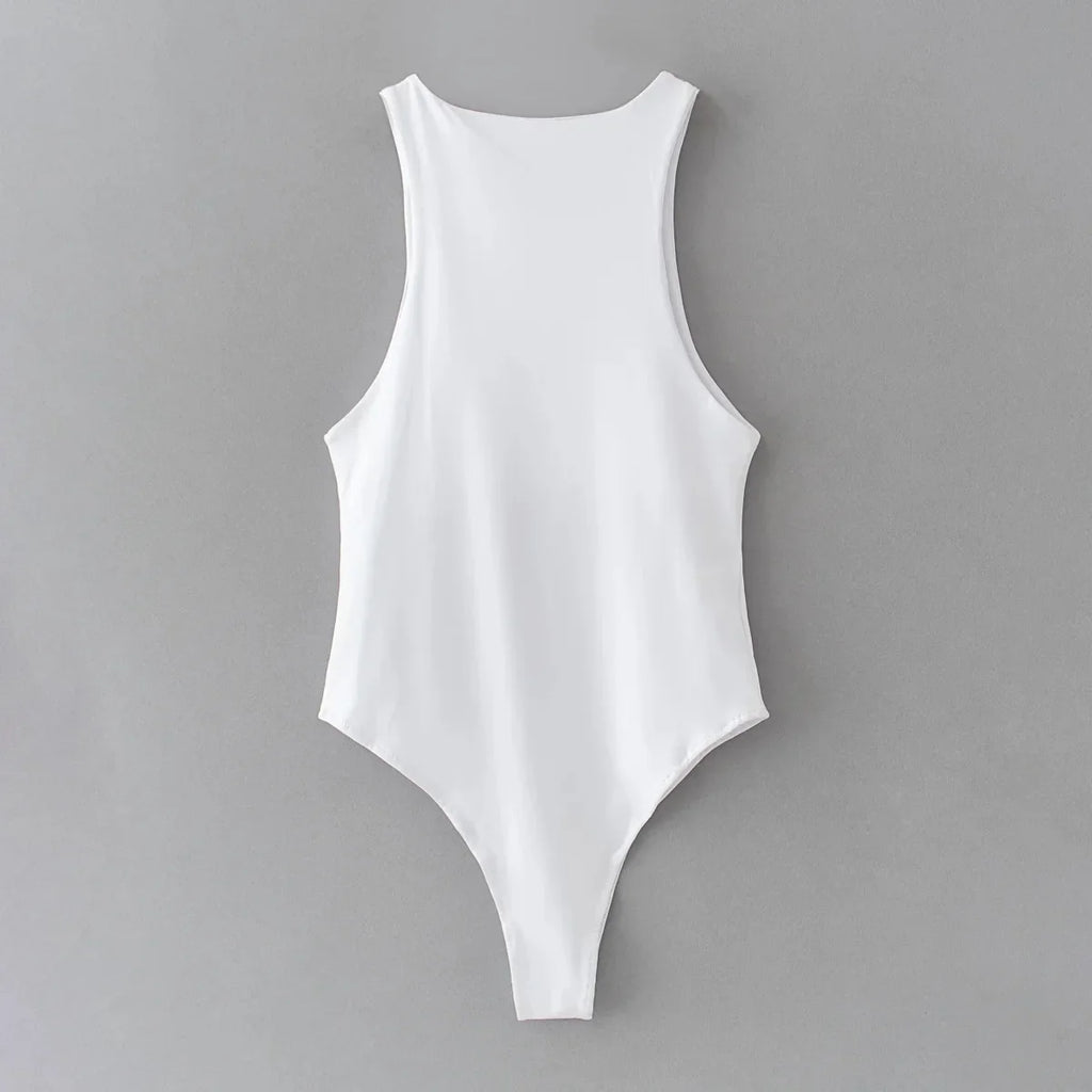 summer solid sexy bodycon women bodysuits - MERGE.DAY.1.FREESTYLE
