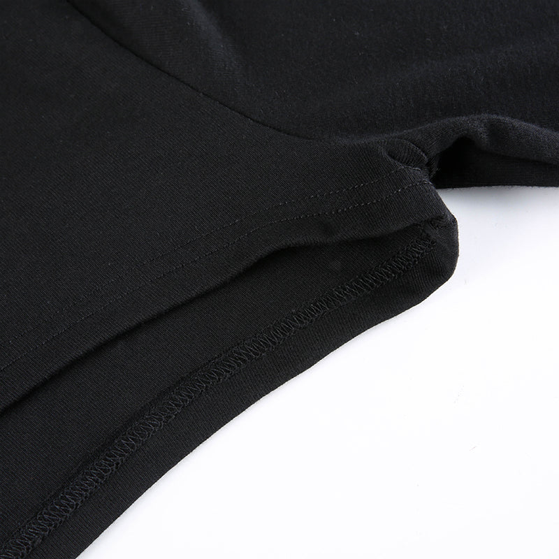 Sexy Hollow Knit Top Sweater Women Party Navel Slim Ribbed Summer Lady Shirts - MERGE.DAY.1.FREESTYLE