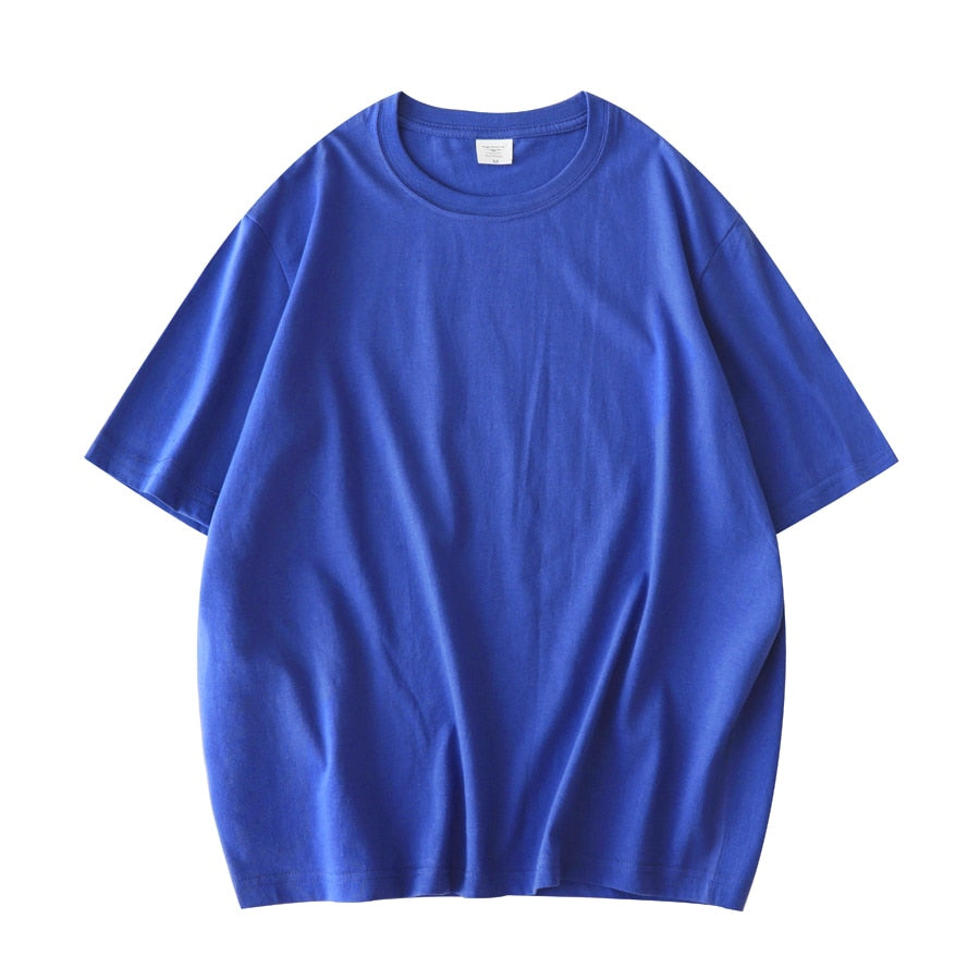Women New Solid T shirts Female 100% Cotton Tees Lady Short Sleeve T-shirt Tops - MERGE.DAY.1.FREESTYLE