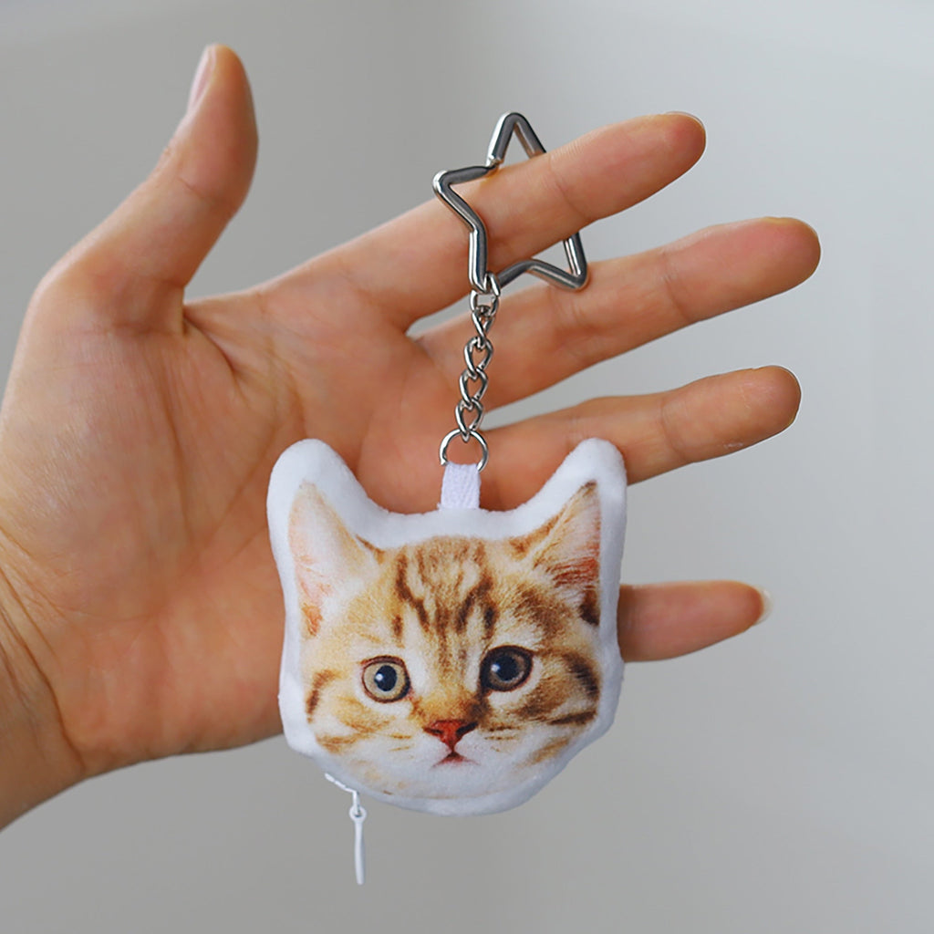 Customized Plush Doll Pendant Cute Pets Picture Keychains Custom Gifts - MERGE.DAY.1.FREESTYLE