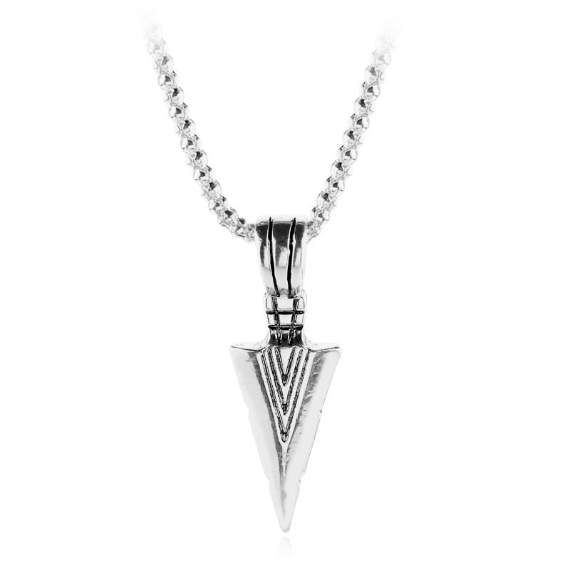 Arrow Head Pendant Long Chain Necklaces mens necklaces Collier Femme ArrowHead - MERGE.DAY.1.FREESTYLE