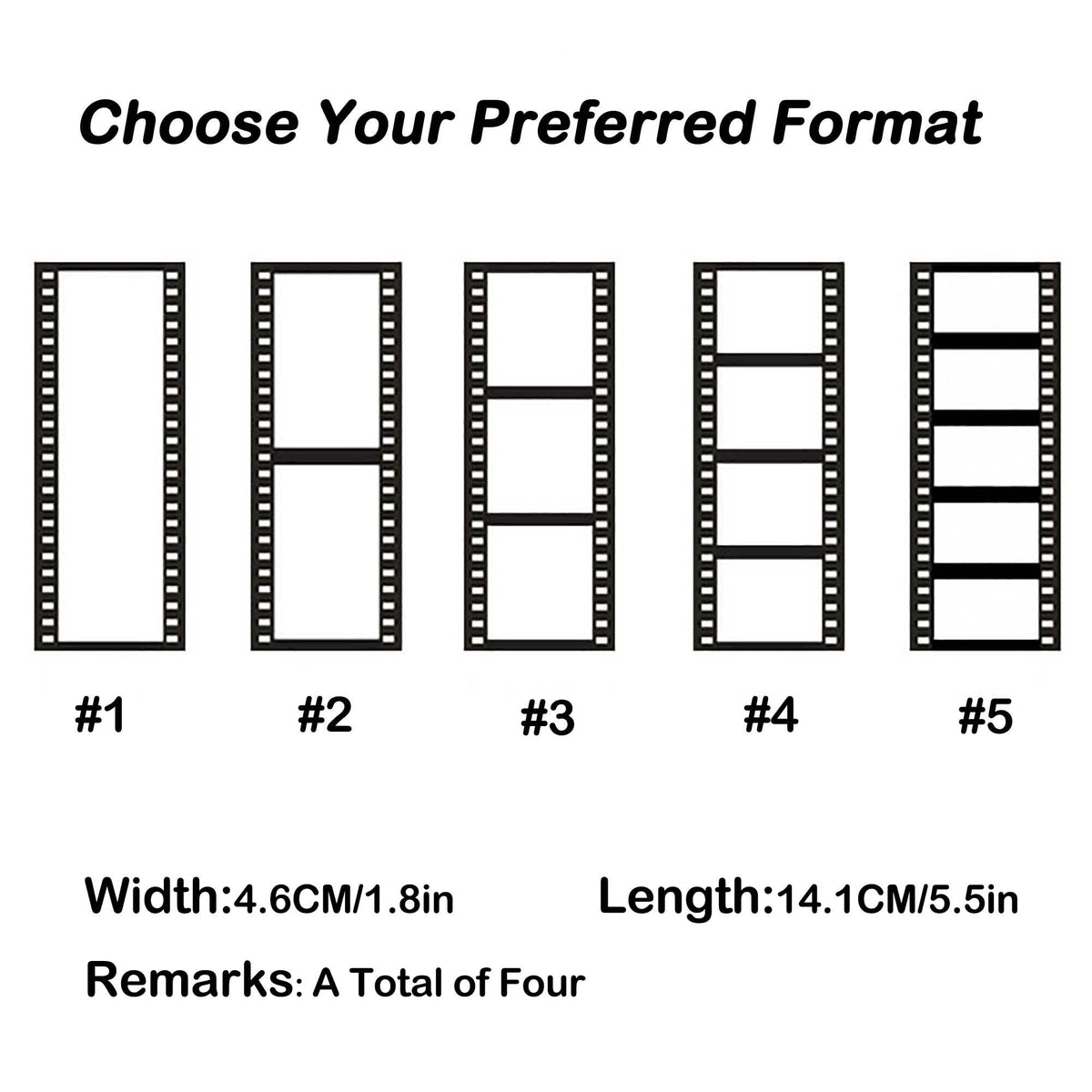 4Pcs Personalized Bookmarks Customized Film Roll Bookmark Memory DIY Custom Photo Album - MERGE.DAY.1.FREESTYLE