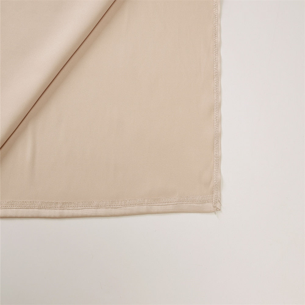 Spring Summer Women Satin Silky Spaghetti Strap Split Long Dress Elegant Sleeveless Backless Sexy Vestito - MERGE.DAY.1.FREESTYLE