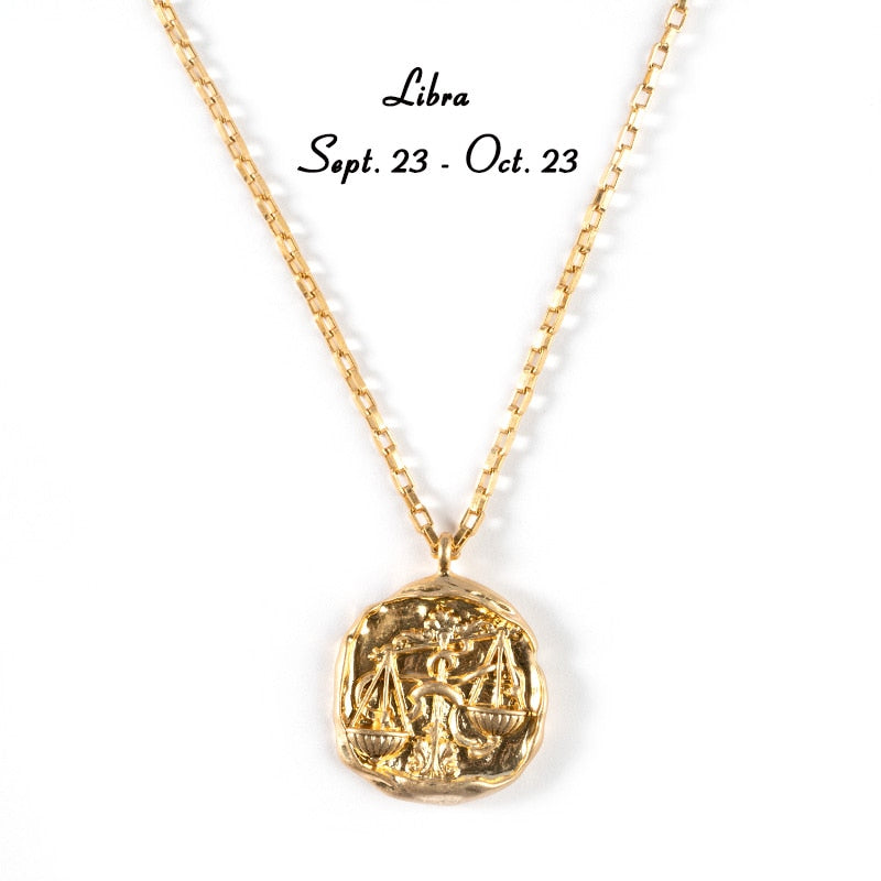 twelve zodiac signs necklace - MERGE.DAY.1.FREESTYLE