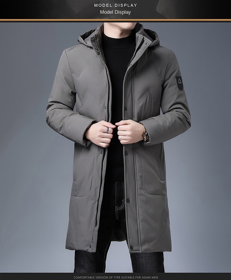 Parkas Jacket Men Longline Windbreaker Coats Clothing - MERGE.DAY.1.FREESTYLE