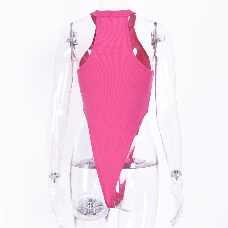2022 Neon Green Red Orange Sexy Bodysuit Summer Clothes for Women Casual Streetwear Jumpsuits - MERGE.DAY.1.FREESTYLE
