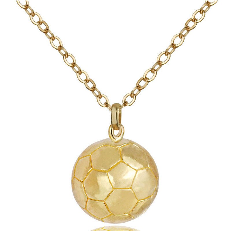 Basketball Necklace Choker Gold Silver Color Ball Shaped Pendant Sports Hip Hop Punk Jewelry - MERGE.DAY.1.FREESTYLE