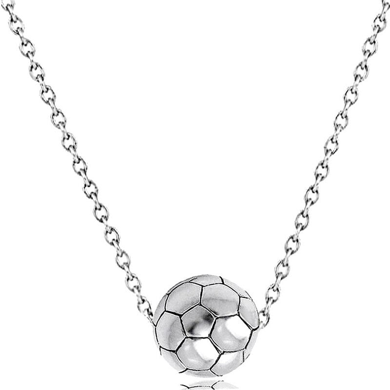Basketball Necklace Choker Gold Silver Color Ball Shaped Pendant Sports Hip Hop Punk Jewelry - MERGE.DAY.1.FREESTYLE
