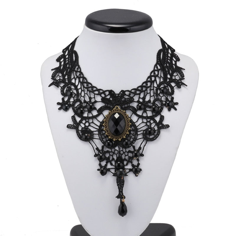 Sexy Big Statement Beads Flowers Water Droplets Crystal Necklaces & Pendants - MERGE.DAY.1.FREESTYLE