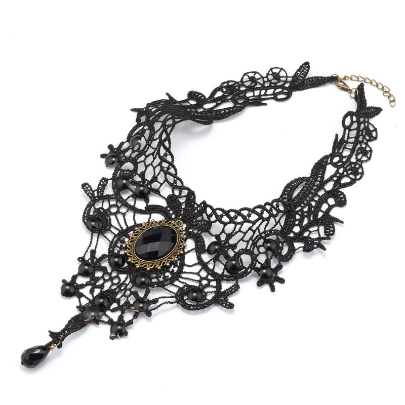 Sexy Big Statement Beads Flowers Water Droplets Crystal Necklaces & Pendants - MERGE.DAY.1.FREESTYLE