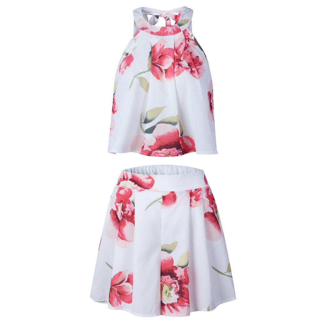 Sexy Jumpsuit For Women Loose Cause Boho Floral Female Rompers Beach Shorts Sets - MERGE.DAY.1.FREESTYLE