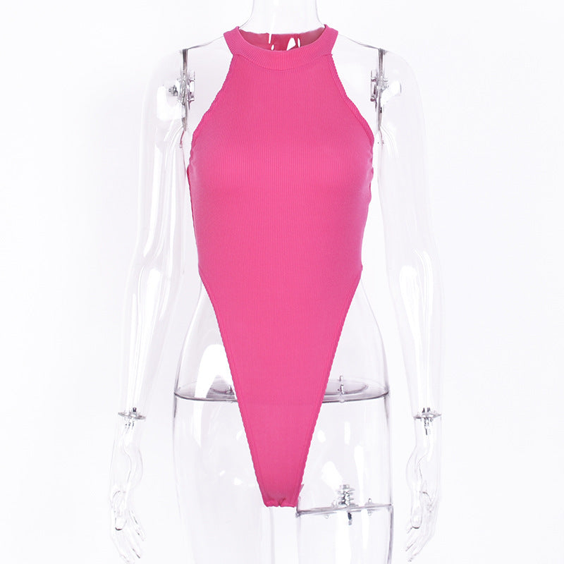 2022 Neon Green Red Orange Sexy Bodysuit Summer Clothes for Women Casual Streetwear Jumpsuits - MERGE.DAY.1.FREESTYLE