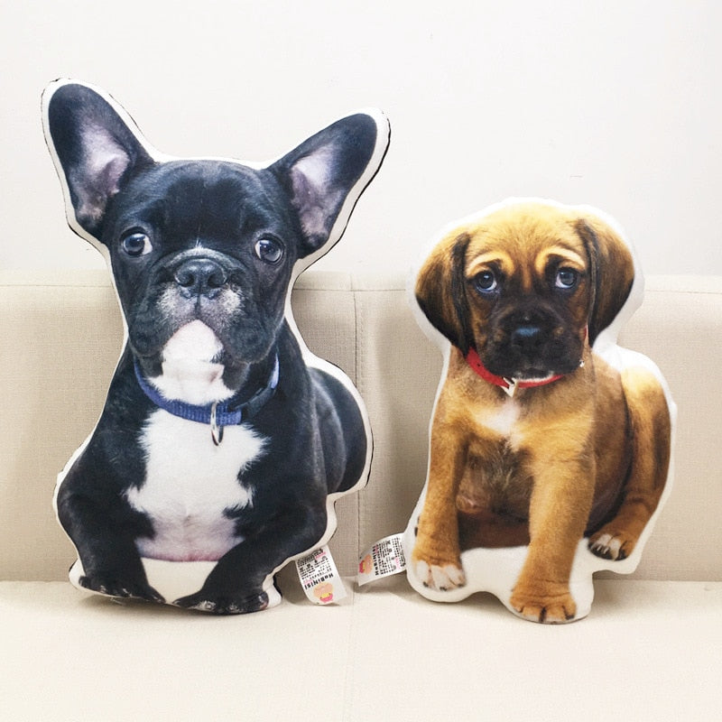 Photo customization DIY cushions Creative gift dogs pillow Plush Toys Dolls Stuffed Animal cushion Sofa Car Decorative - MERGE.DAY.1.FREESTYLE