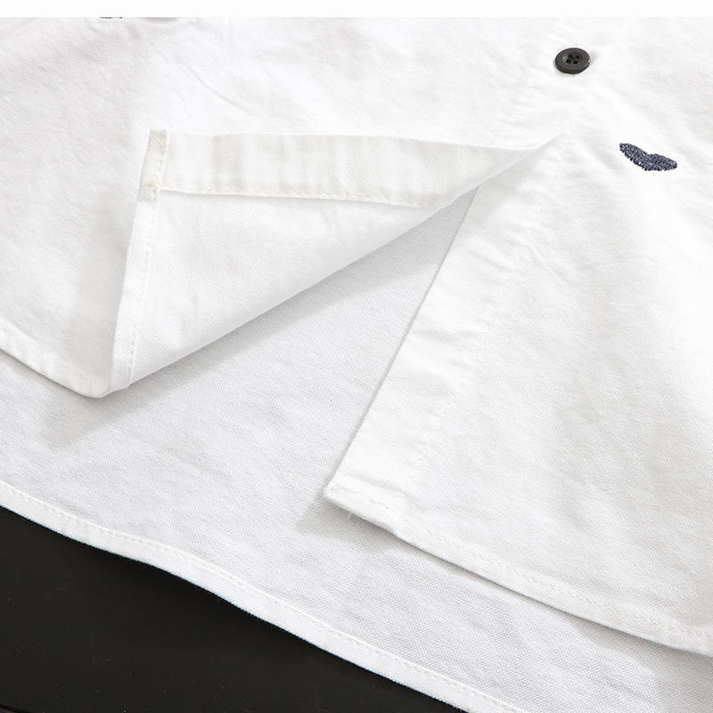 Plus size Cotton Embroidery women loose long white shirts casual ladies blouse - MERGE.DAY.1.FREESTYLE