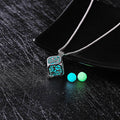 Glow In The Dark Necklace Moon Square Heart Necklaces For Woman Hollow Water Drop Pendant - MERGE.DAY.1.FREESTYLE