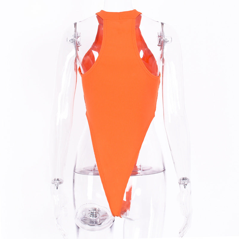 2022 Neon Green Red Orange Sexy Bodysuit Summer Clothes for Women Casual Streetwear Jumpsuits - MERGE.DAY.1.FREESTYLE