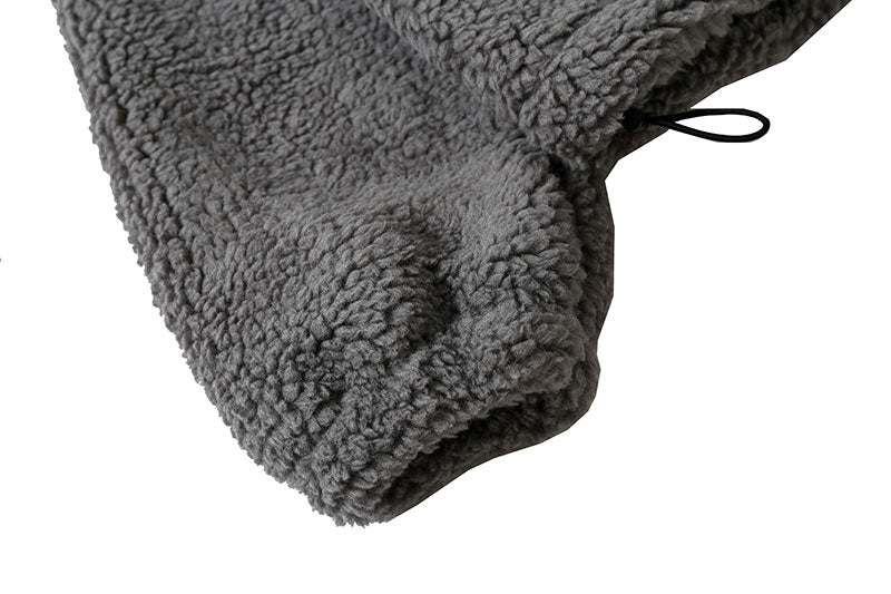 Hip Hop Winter Fleece Fluffy Jacket Streetwear - MERGE.DAY.1.FREESTYLE