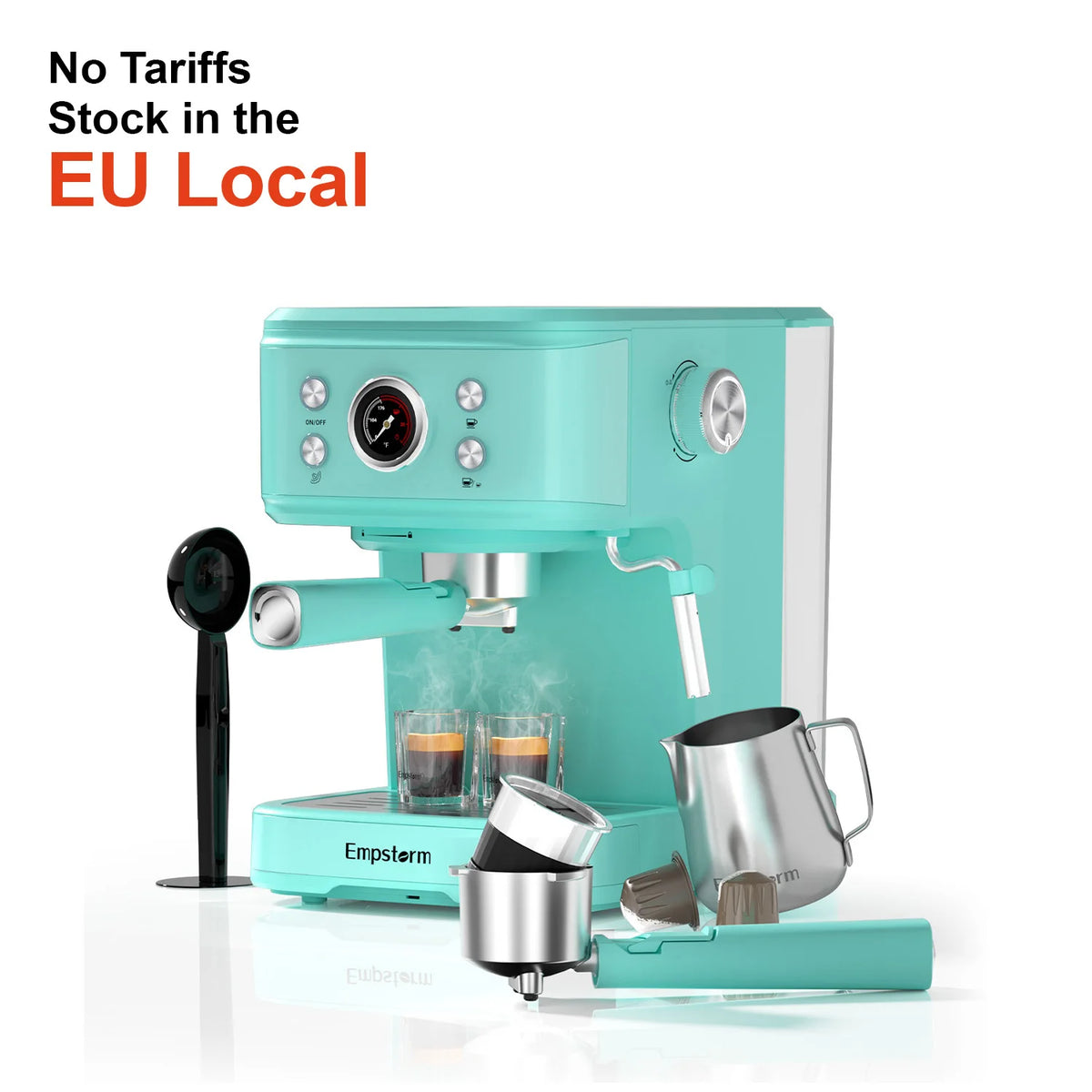 EU Local Delivery Best Supplier Professional Multifunctional Semi-Automatic Electric Espresso Capsule Coffee Machine Aluminum 20 - MERGE.DAY.1.FREESTYLE
