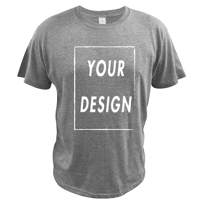 Custom T Shirt EU Size 100% Cotton Make Your Design Logo Text Men Women Print Original Design - MERGE.DAY.1.FREESTYLE