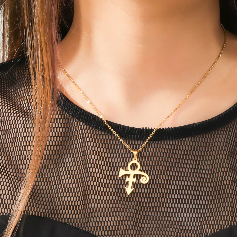 Guitar Memorial Love Symbol Pendant Necklace Le Petit Prince Necklaces - MERGE.DAY.1.FREESTYLE