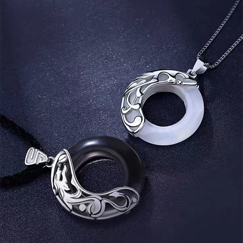 Heaven Officials Blessing Couple Necklaces Moonlight Pendant Necklace For Lovers Friendship Jewelry - MERGE.DAY.1.FREESTYLE