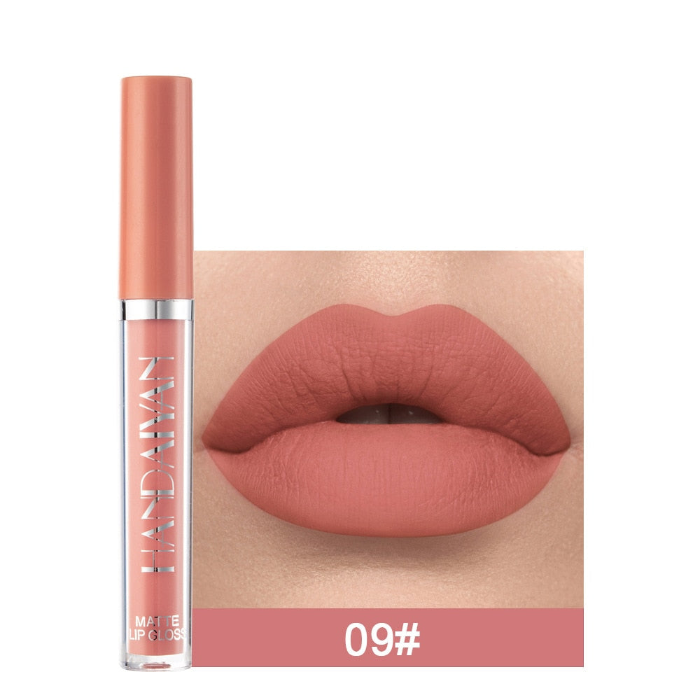 12 Colors Sexy Liquid Lipstick Matte Waterproof Lipgloss Nude Makeup Cosmetic - MERGE.DAY.1.FREESTYLE