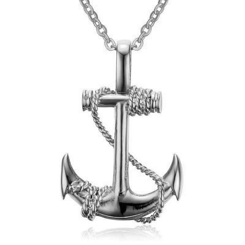 Black Rectangle Pendant Necklace Men Stainless Steel Chain Men Necklace Jewelry - MERGE.DAY.1.FREESTYLE
