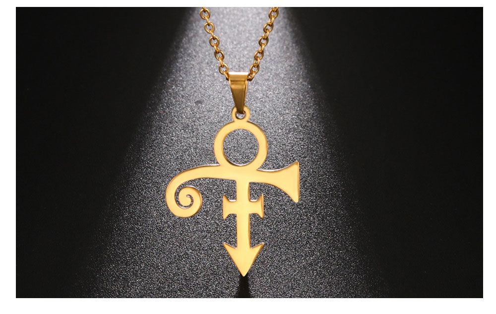 Guitar Memorial Love Symbol Pendant Necklace Le Petit Prince Necklaces - MERGE.DAY.1.FREESTYLE