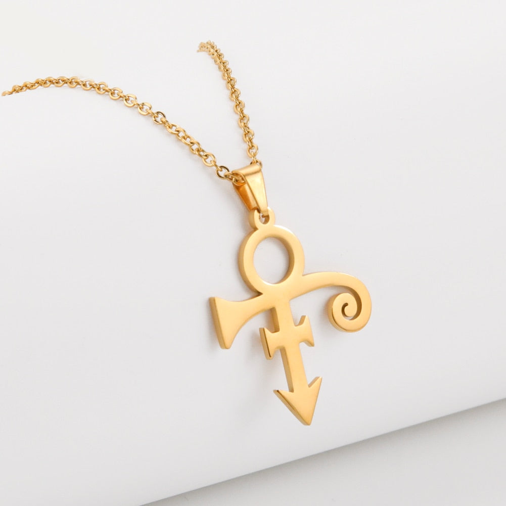 Guitar Memorial Love Symbol Pendant Necklace Le Petit Prince Necklaces - MERGE.DAY.1.FREESTYLE